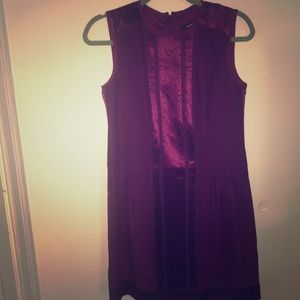 Nanette Lepore Shift Cocktail Dress in Plum